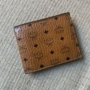 Authentic MCM bifold wallet
